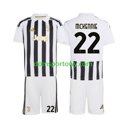 Koszulka Juventus Weston McKennie 22 Dziecięcy Domowe Koszulki Piłkarskie 2026-2027 Krótki Rękaw